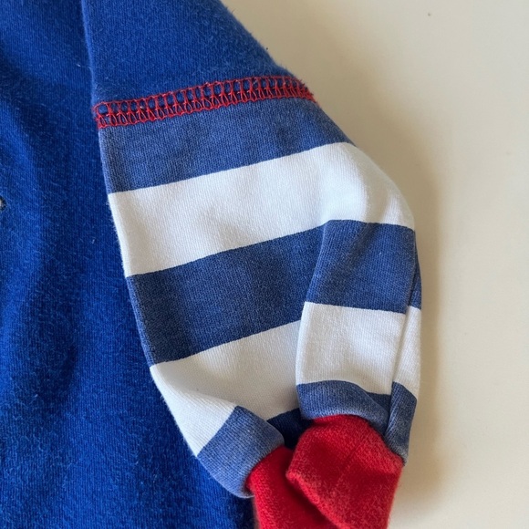 Disney Baby Y2K Mickey & Pluto Long Sleeve Varsity Style Shirt 3-6M Baby - Picture 6 of 6